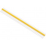 1x40 2.54 Mm Berg Strip - Straight Male Header Strip Yellow